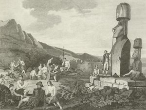 Habitantes e Monumentos da Ilha de Páscoa de English School