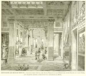 Interior da casa romana