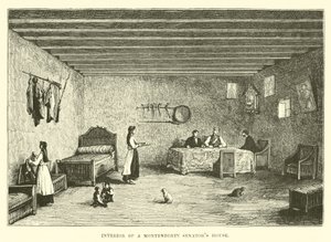 Interior de uma casa de senadores montenegrinos de English School