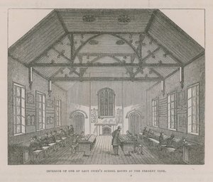 Interior de uma das salas de aula de Lady Owens de English School