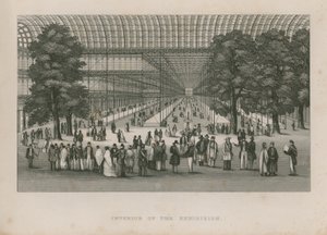 Interior da Grande Exposição, 1851 de English School