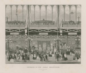 Interior da Grande Exposição, 1851, Departamento Russo de English School