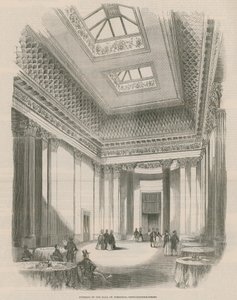 Interior do Salão do Comércio de English School