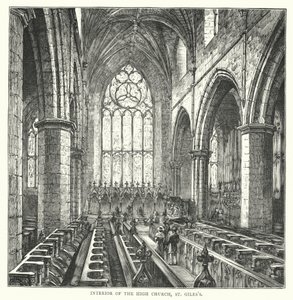 Interior da Igreja Alta, St Giles