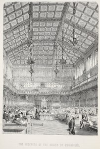 Interior da Câmara dos Comuns de English School