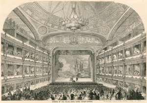 Interior, de, a, italiano, ópera, casa, Covent, jardim, londres de English School
