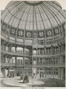 Interior da nova troca de carvão, Thames Street de English School