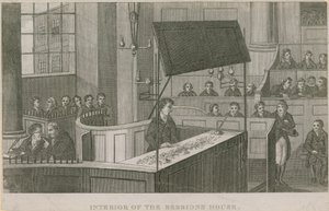 Interior da Casa das Sessões, Old Bailey de English School
