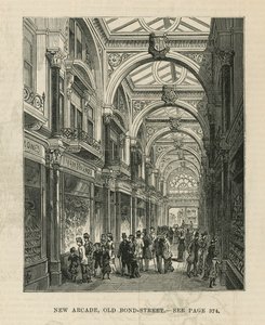 Interior da nova arcada na Old Bond Street de English School