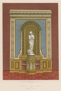 Decoração interna por J Thomas, Sculptor de English School