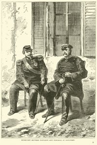 Entrevista entre Napoleão e Bismarck em Donchery, setembro de 1870 de English School