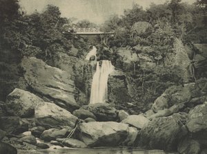 Inversnaid Falls, Loch Lomond (chromolitho) de English School