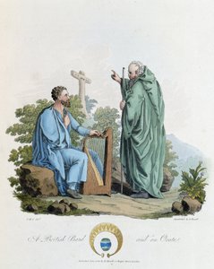 Irlandês e Bardo - em "Celtas e Godos, costumes dos habitantes das Ilhas Britânicas do início do século VI e das nações góticas da costa ocidental do Báltico", por S.R. Meyrick e Ch. Smith de English School
