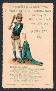 Irlandês, cartão de Natal de English School