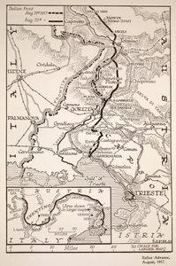Avanço italiano, agosto de 1917 de English School