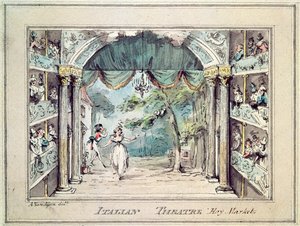 Teatro italiano, Haymarket de English School