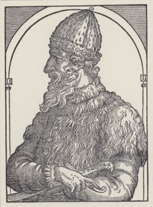 Ivan III, Grão-Príncipe de Moscovo (litografia) de English School