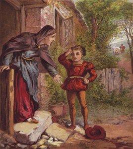 Jack E The Bean-Stalk (cor litho) de English School