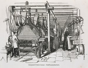 Jacquard Power Looms de English School