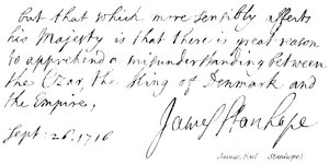 James (conde Stanhope) de English School