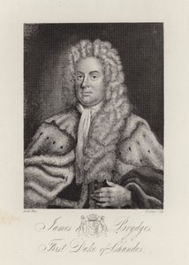 James Brydges, Duque de Chandos (gravura) de English School