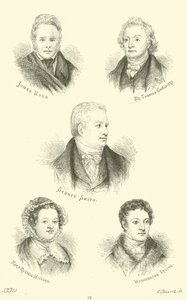 James Hogg, Dr. Thomas Chalmers, Smith Sydney, Mary Russell Mitford, Washington Irving de English School