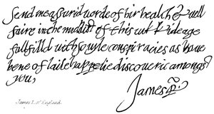 James I da Inglaterra de English School