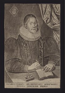 James Ussher, clérigo protestante irlandês (gravura) de English School