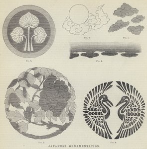 Ornamentação japonesa (gravura) de English School