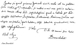 Jean Bourdelot de English School