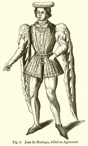 Jean de Montagu, morto em Agincourt de English School