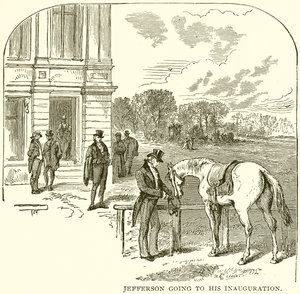 Jefferson indo para sua inauguração de English School