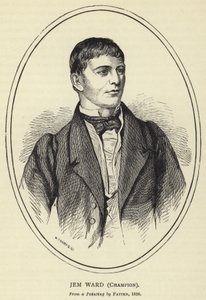 Jem Ward, Campeão, De uma pintura de Patten, 1826 de English School