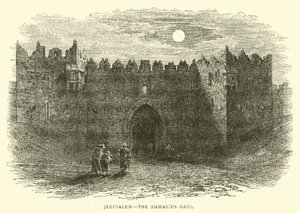 Jerusalém, o portão de Damasco de English School