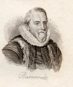 Johan van Oldenbarnevelt, do &39;Crabb&39;s Historical Dictionary&39;, publicado em 1825 de English School
