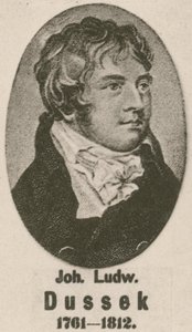 Johann Ludwig Dussek (gravura) de English School