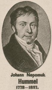 Johann Nepomuk Hummel (gravura) de English School
