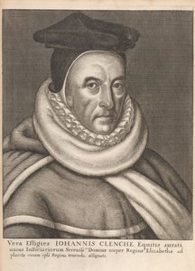 John Clenche, de Memoriais Históricos das Leis Inglesas, de William Dugdale, Londres, 1666