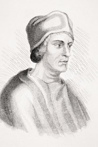 John Colet, ilustração de "Old England&39;s Worthies" de Lord Brougham, publicado em 1880 (gravura)