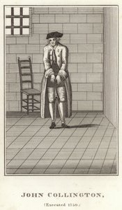 John Collington, executado em 1750 de English School