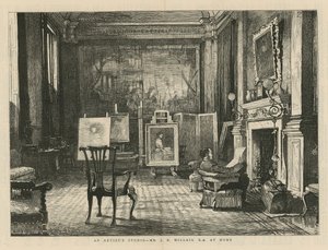 John Everett Millais em casa de English School