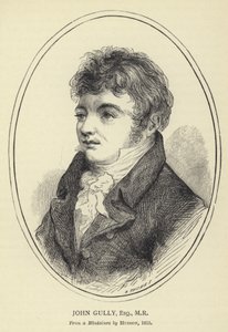 John Gully, Esquire, MR, de uma miniatura de Hudson, 1815 de English School