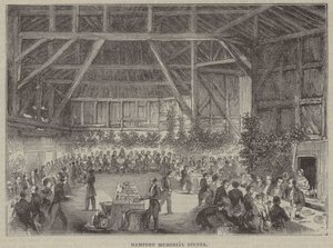 John Hampden Memorial Dinner, realizado em conexão com a ereção de um monumento a ele de English School