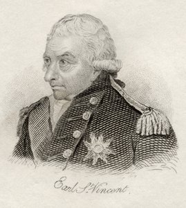 John Jervis, do &39;Crabb&39;s Historical Dictionary&39;, publicado em 1825 de English School
