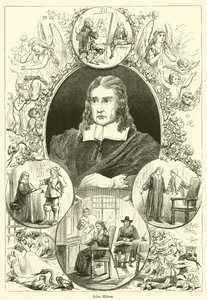 John Milton (gravura) de English School