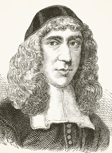 John Owen, de "A História Nacional e Nacional da Inglaterra", de William Hickman Smith Aubrey (1858-1916) publicou Londres, c.1890 de English School