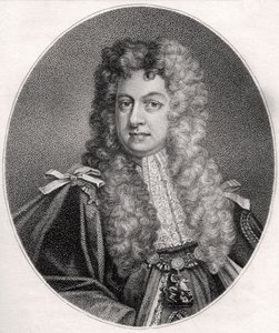 John Sheffield, gravado por Paftanrini, ilustração de &39;Um catálogo de autores reais e nobres, volume IV&39;, publicado em 1806 (lito) de English School