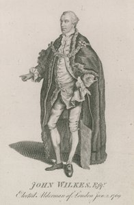 John Wilkes, eleito vereador de Londres, 2 de janeiro de 1769 de English School
