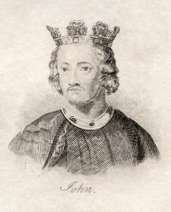 John of England, do &39;Crabb&39;s Historical Dictionary&39;, publicado em 1825 de English School