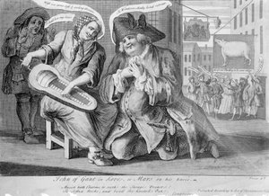 João de Gant no amor, ou Marte de joelhos, 1749 de English School